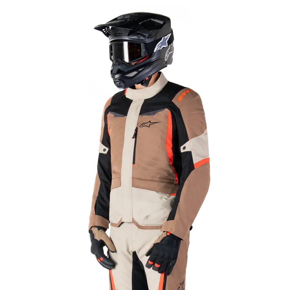 Alpinestars ST-1 WP Dark Khaki/Sand/Black/Red Fluo - Jacket