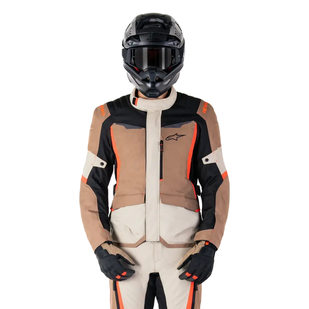 Alpinestars ST-1 WP Dark Khaki/Sand/Black/Red Fluo - Jacket