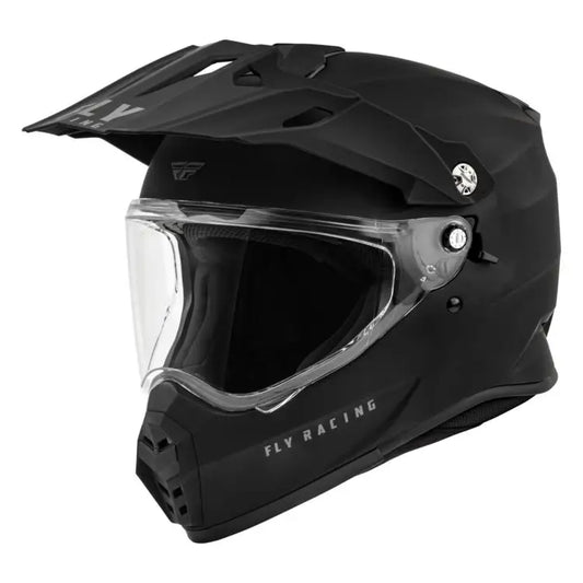 Fly Racing Trekker Solid Helmet Matte Black - Helmet