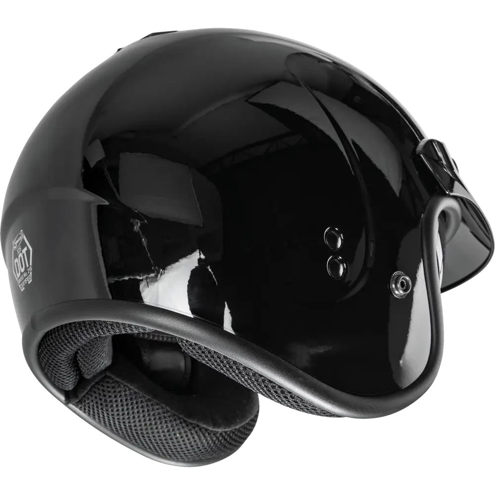 GMAX GM-32 Open-Face Helmet Black - Helmet