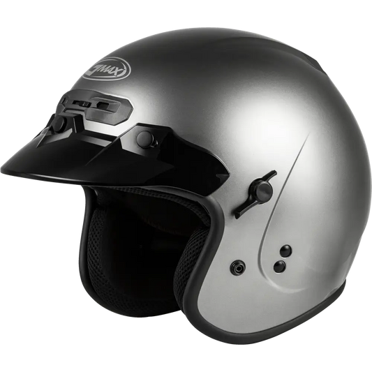 GMAX GM-32 Open-Face Helmet Titanium - Helmet