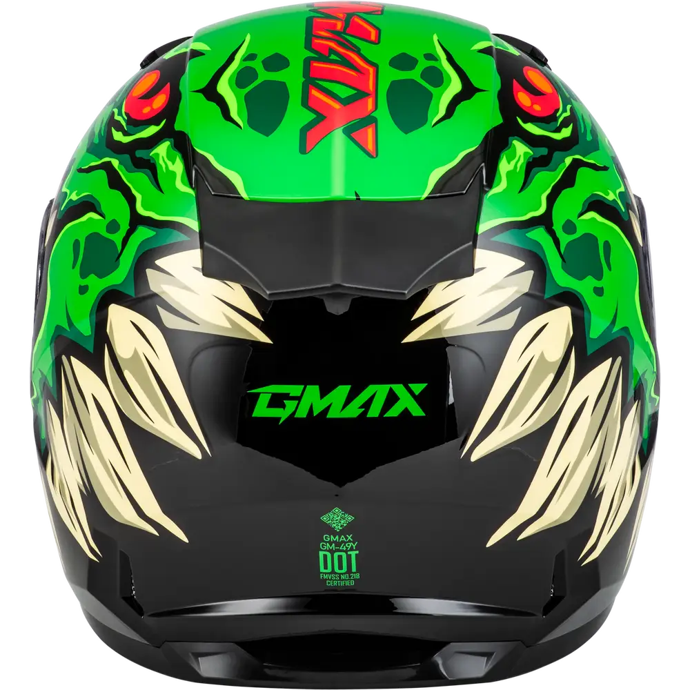 GMAX GM-49Y Drax Youth Helmet Green