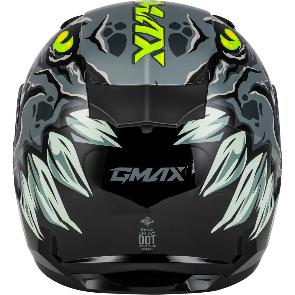 GMAX GM-49Y Drax Youth Helmet Grey