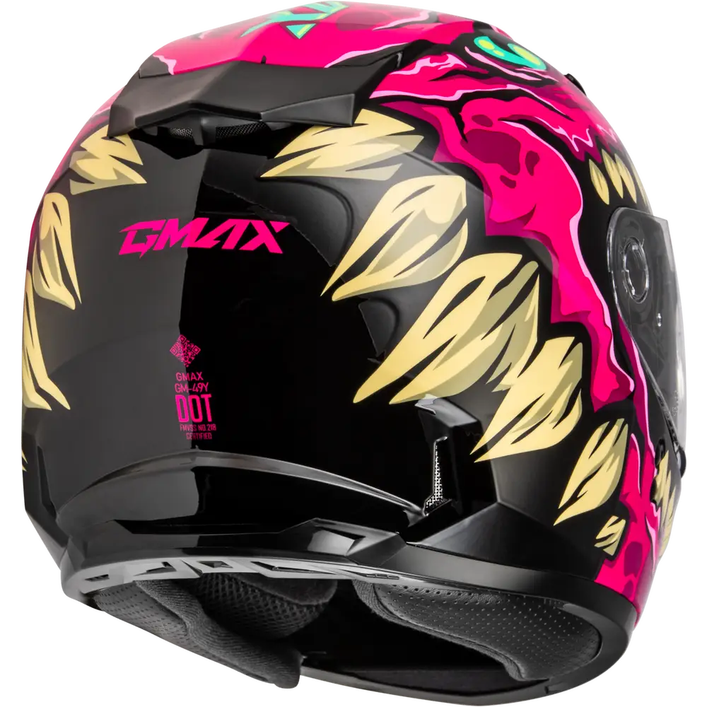 GMAX GM-49Y Drax Youth Helmet Pink