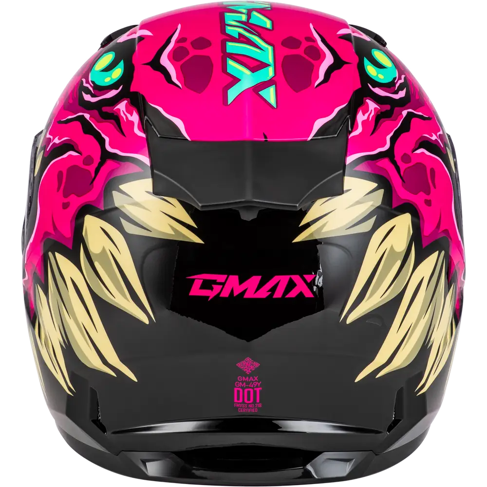 GMAX GM-49Y Drax Youth Helmet Pink