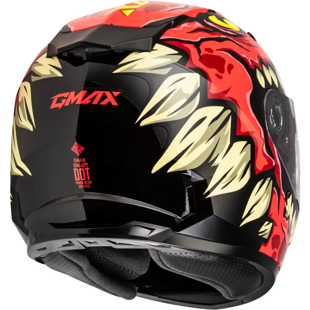 GMAX GM-49Y Drax Youth Helmet Red