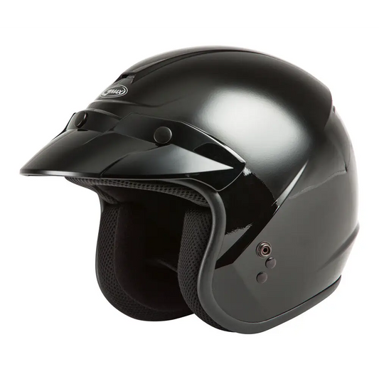 GMAX OF-2Y Youth Open-Face Helmet Black