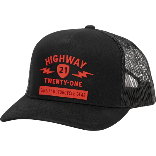 Highway 21 Spark Hat Black/Red - 489-2007