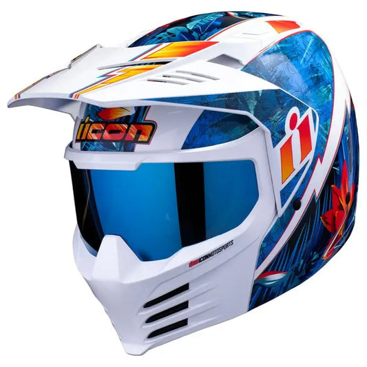 Icon Elsinore Kaonohi Helmet White