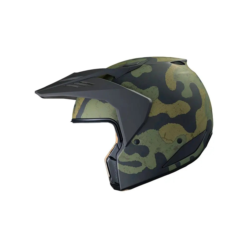 Icon Elsinore Magnacross Helmet Green