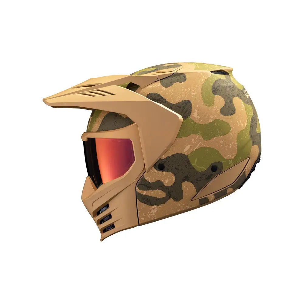 Icon Elsinore Magnacross Helmet Tan