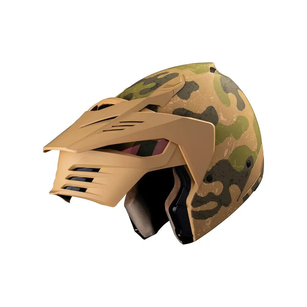 Icon Elsinore Magnacross Helmet Tan