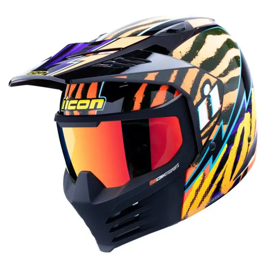 Icon Elsinore Rad Dawn Helmet Orange - Helmet