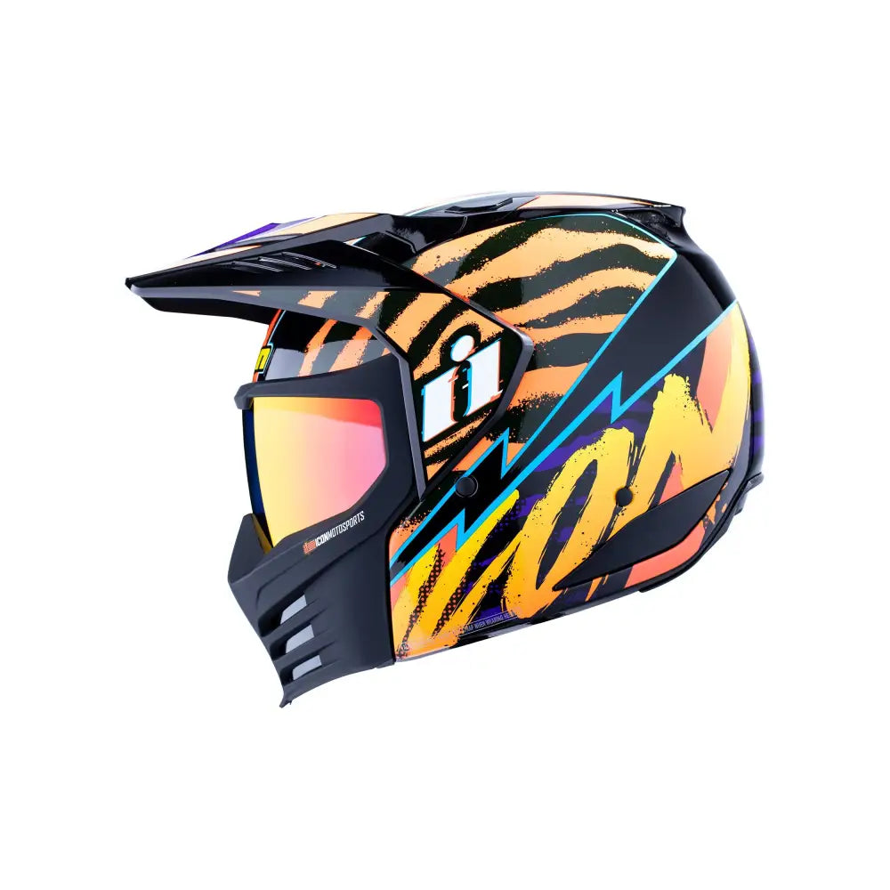 Icon Elsinore Rad Dawn Helmet Orange - XS - Helmet