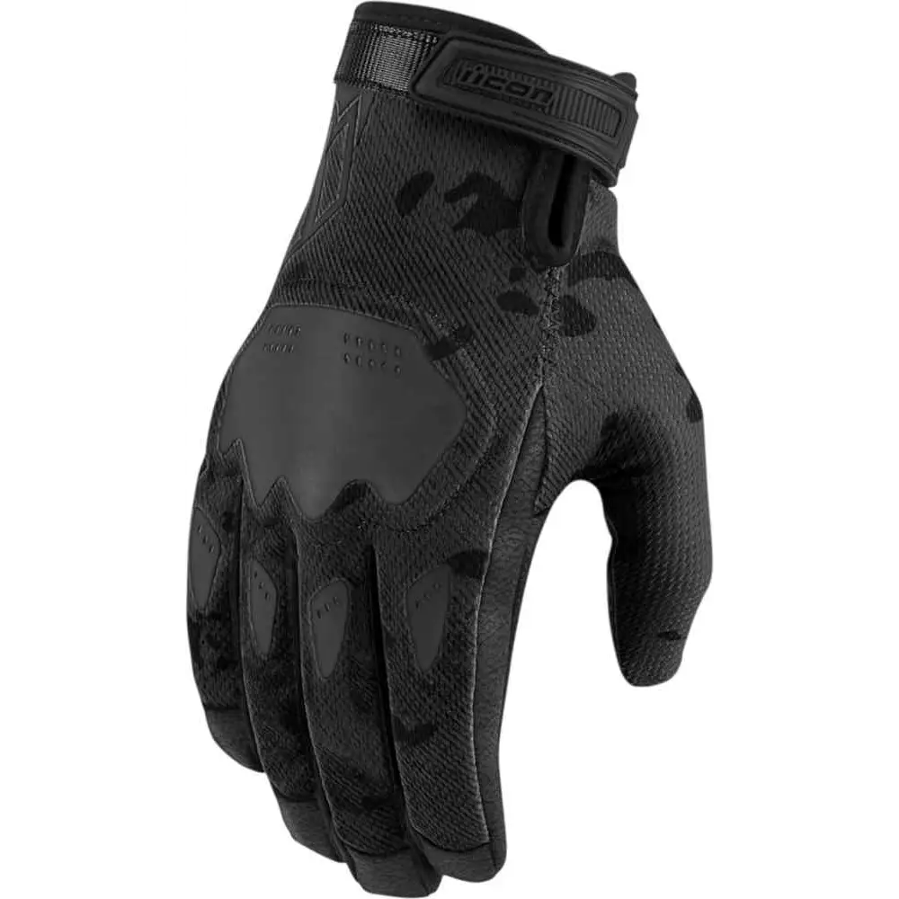 Icon Hooligan CE Gloves Dark Camo