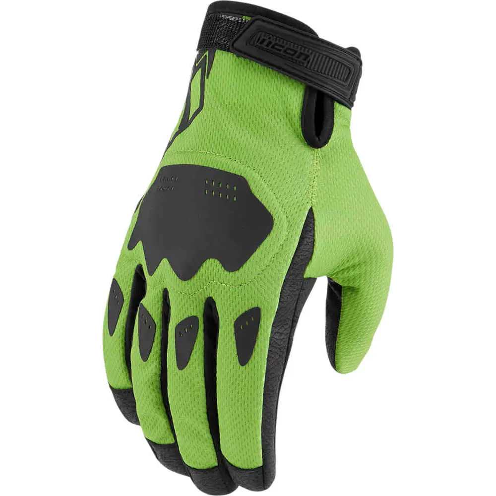 Icon Hooligan CE Gloves Green