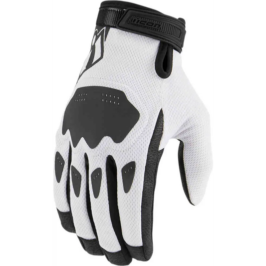 Icon Hooligan CE Gloves White