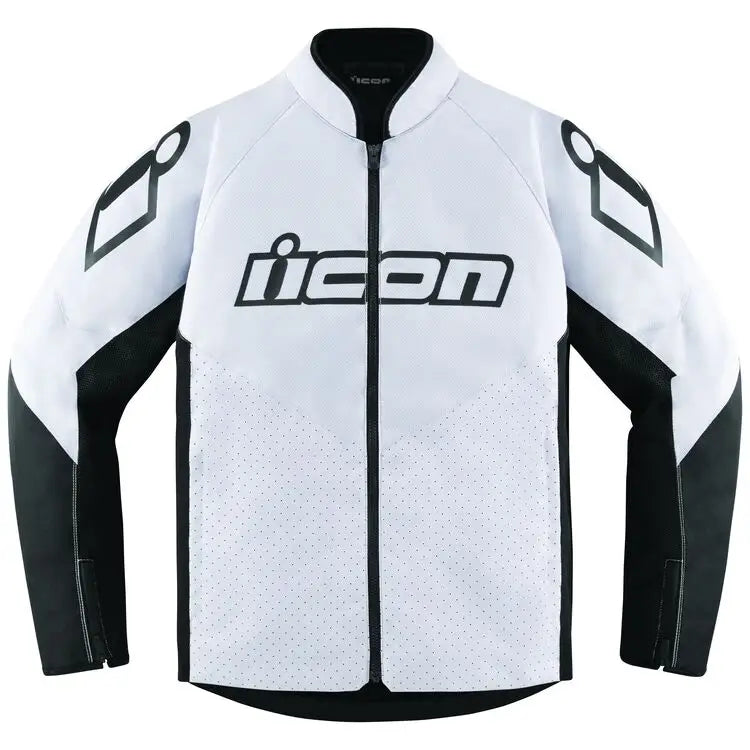 Icon Hooligan CE Jacket White