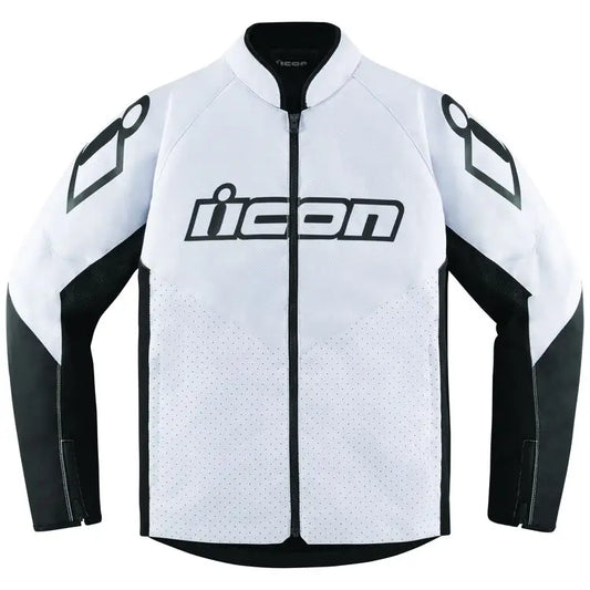 Icon Hooligan CE Jacket White