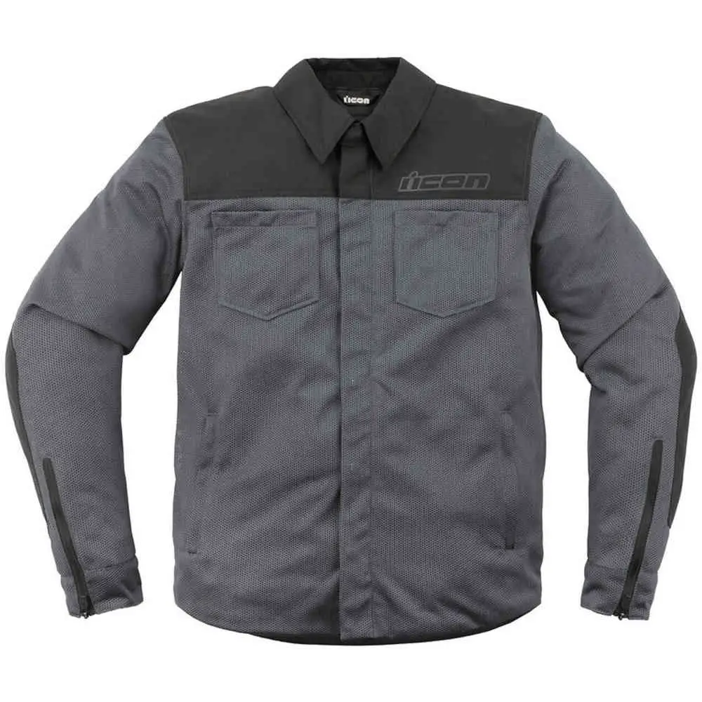 Icon Upstate Mesh CE Jacket Gray