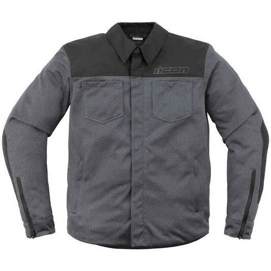 Icon Upstate Mesh CE Jacket Gray