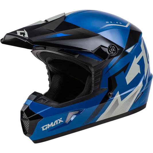 MX-46Y Compound Off-Road Youth Helmet Blue/Black/Grey
