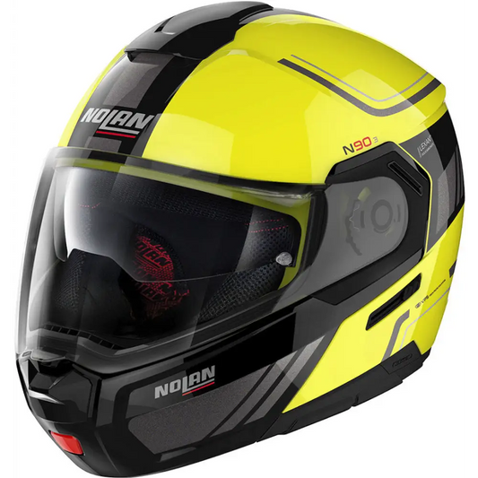 Nolan N90-3 Voyager N-COM LED Yellow Helmet - S - Helmet