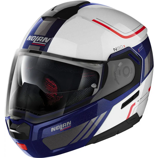 Nolan N90-3 Voyager N-COM White/Blue Helmet - S - Helmet