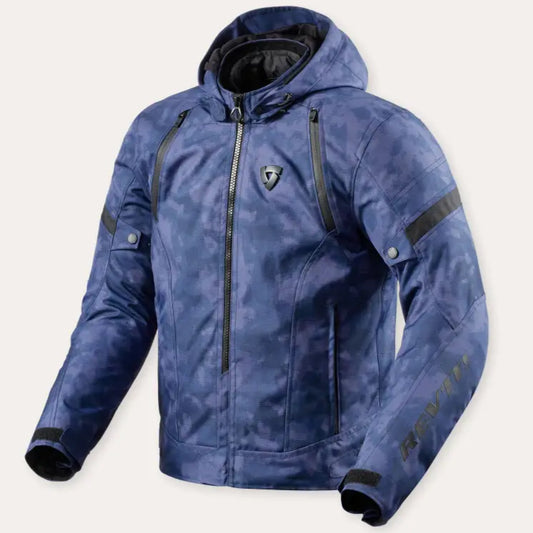 REV’IT! Flare 3 H2O Jacket Camo Blue - Jacket