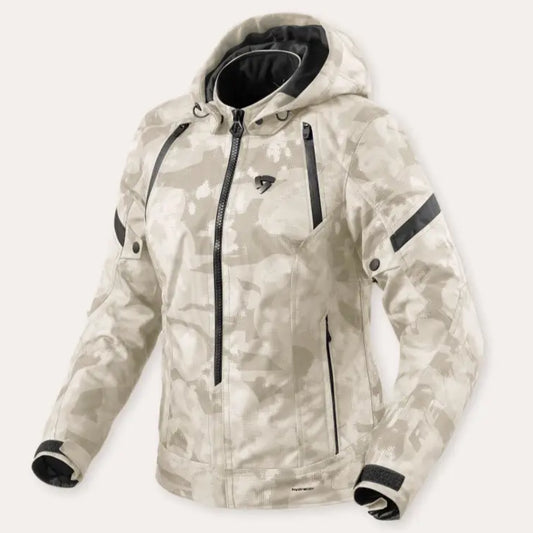 REV’IT! Flare 3 H2O Women’s Jacket Camo Grey-White - XS - Jacket