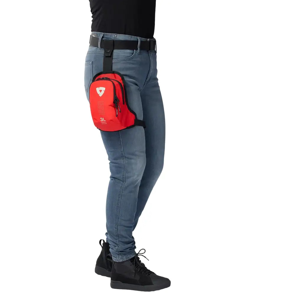 REV’IT! Leg Bag Node H2O Red/Black