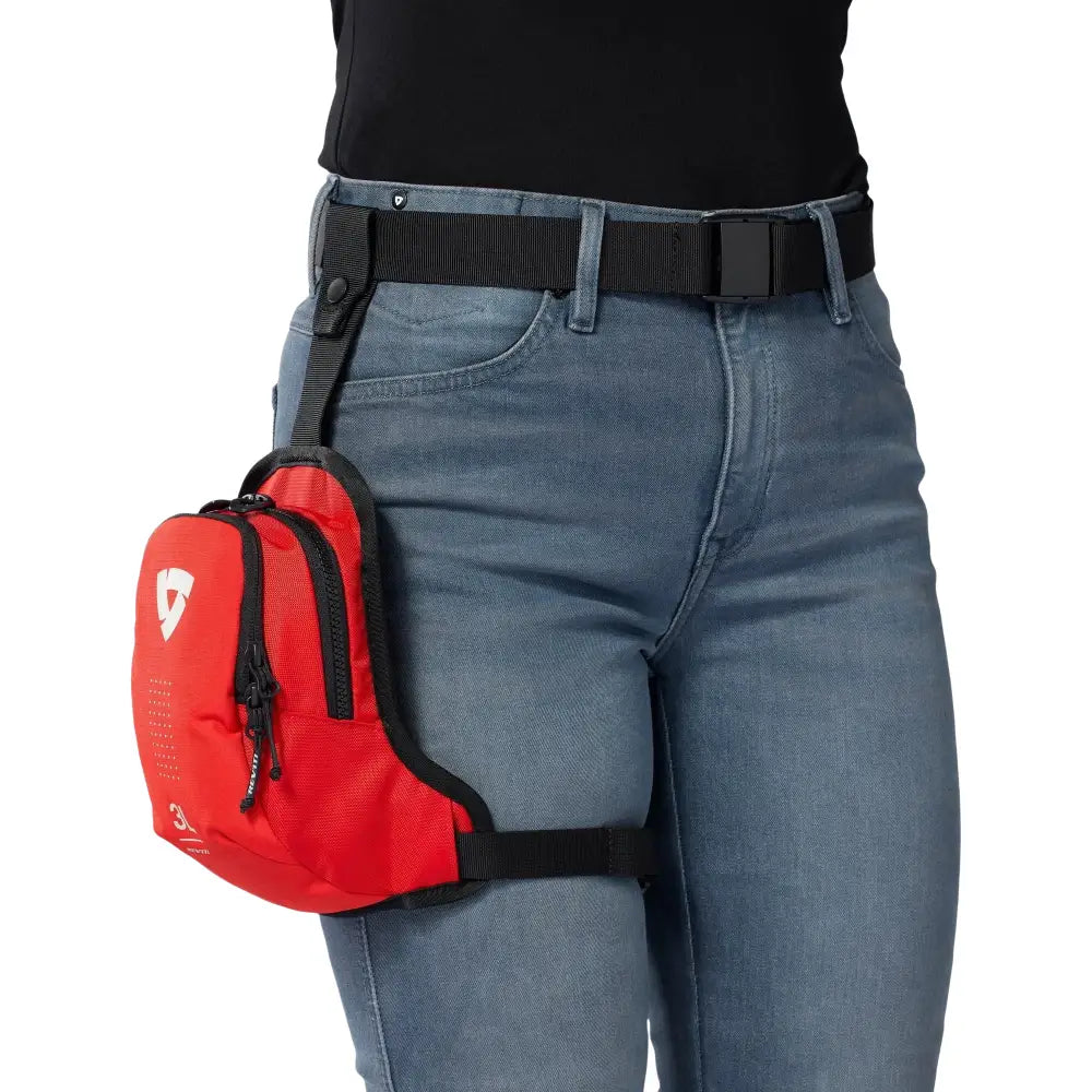 REV’IT! Leg Bag Node H2O Red/Black