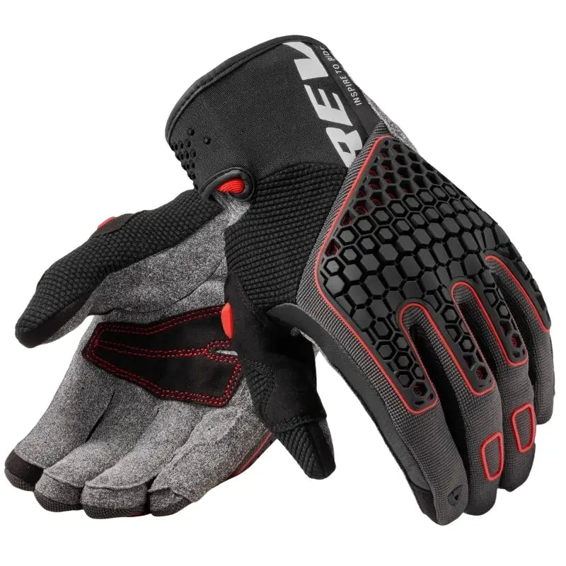 REV’IT! Mangrove 2 Gloves Grey/Red