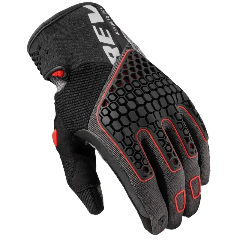 REV’IT! Mangrove 2 Gloves Grey/Red
