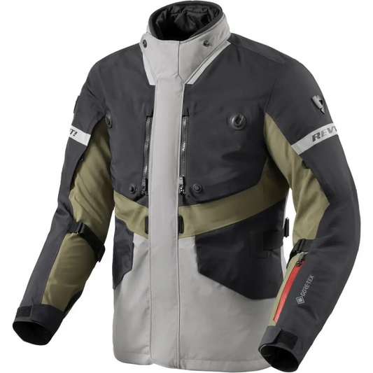 REV’IT! Neptune 3 GTX Jacket Black/Dark Green - FJT380-1480-S