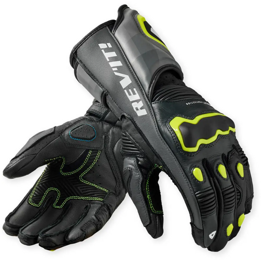 REV’IT! Quantum 3 Gloves Grey/Neon Yellow