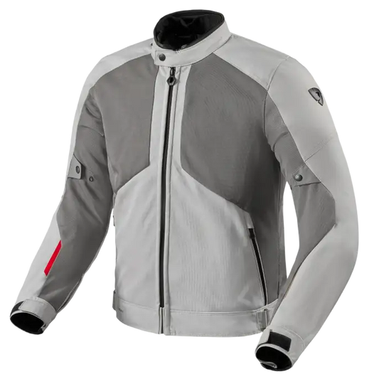 REV’IT! Torque 3 H2O Jacket Light Grey/Red