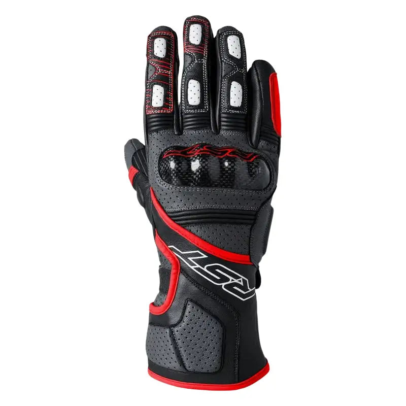RST Moto Fulcrum CE Gloves Grey/Red/Black