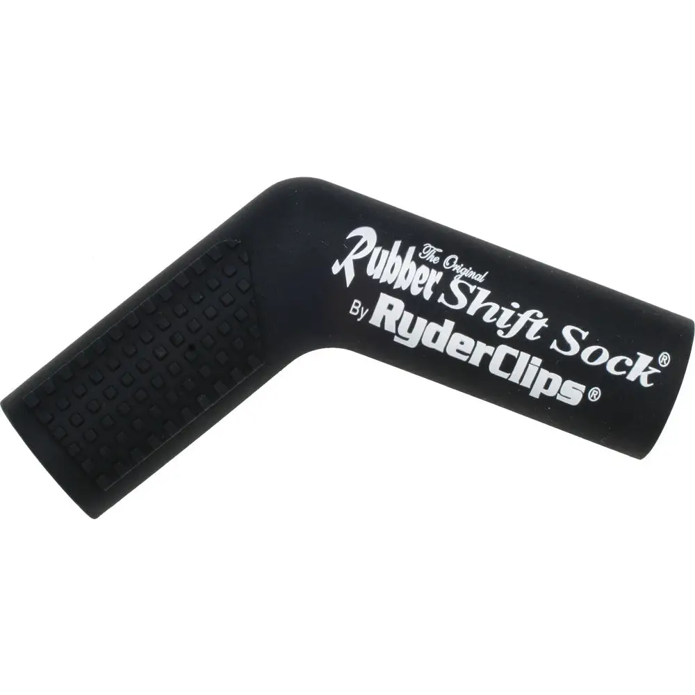 Ryder Clips Rubber Shift Sock Black - 26-7200BK