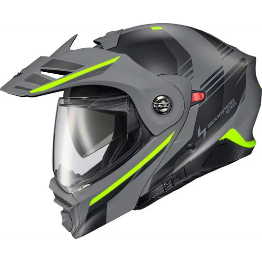 Scorpion EXO-AT960 Monk Helmet Grey/Hi-Viz