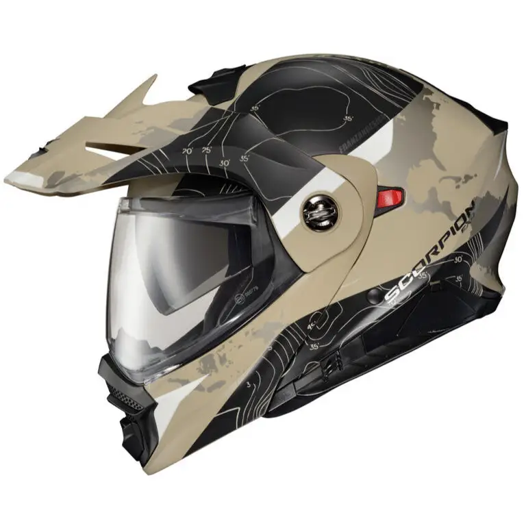 Scorpion EXO-AT960 Topographic Helmet Sand/Black