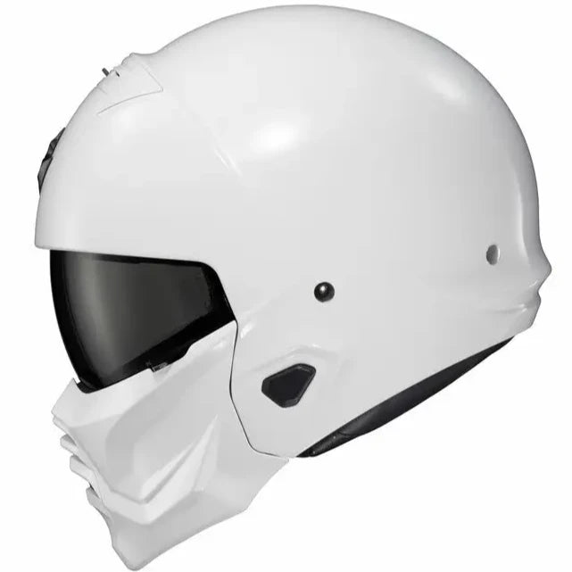 Scorpion EXO Covert 2 Solid Gloss White - Helmet
