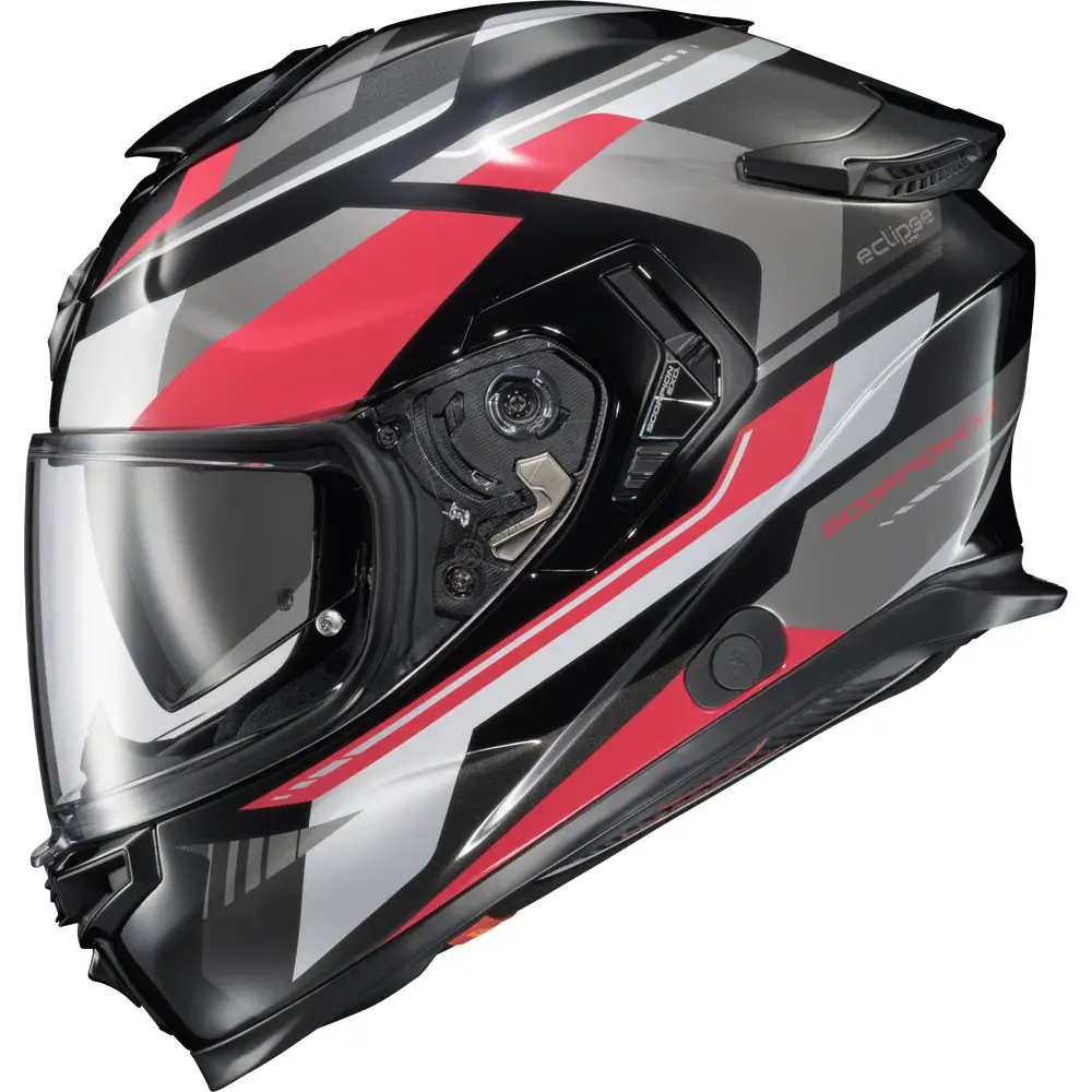Scorpion EXO-Eclipse Helmet Lunar Red/White/Black