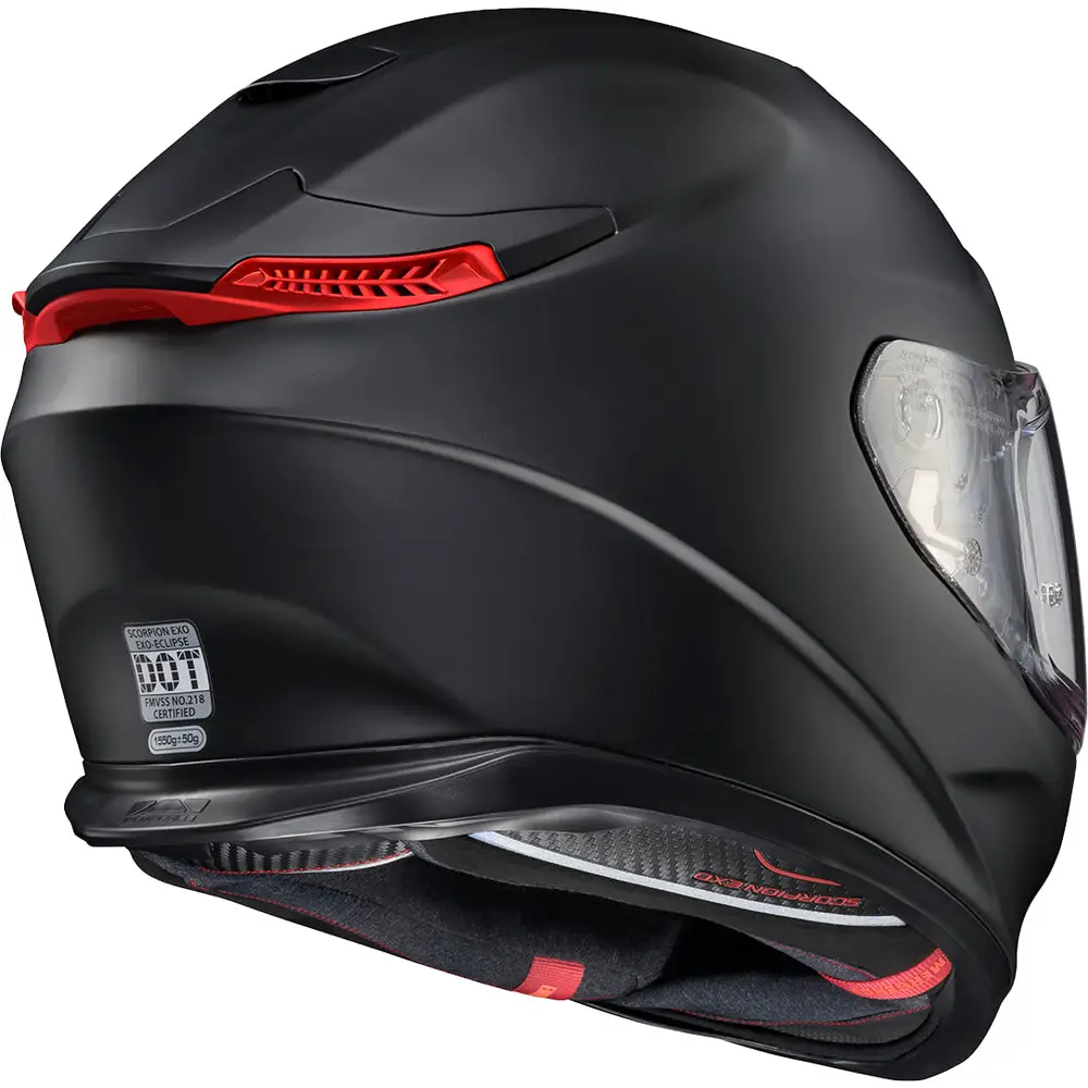 Scorpion EXO-Eclipse Helmet Solid Matte Black
