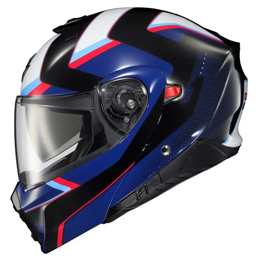 Scorpion EXO-GT930 Transformer Morph Helmet Blue/Red - 75-3275S