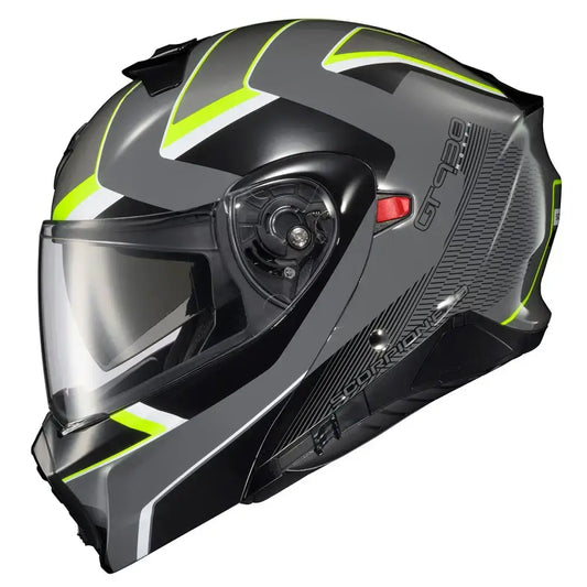 Scorpion EXO-GT930 Transformer Morph Helmet Grey/Hi-Viz Yellow