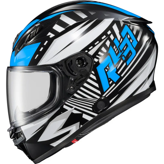 Scorpion EXO-R430 Head Trip Helmet Blue