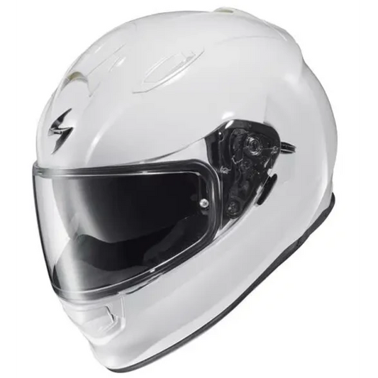 Scorpion EXO Ryzer Solid Helmet Gloss White - S - Helmet