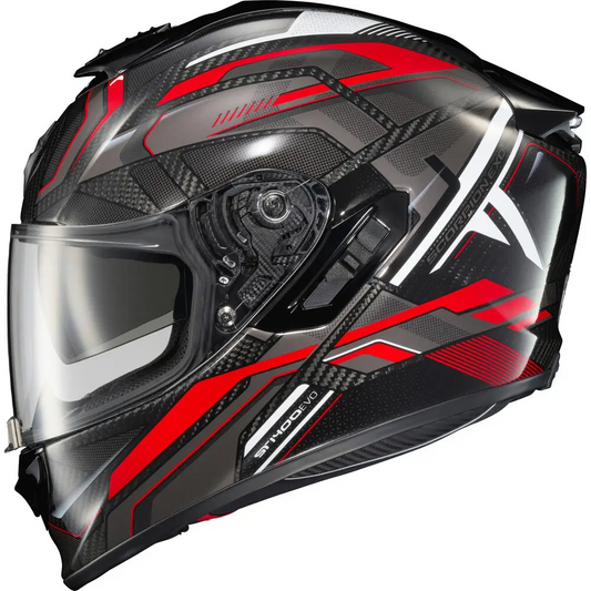 Scorpion EXO-ST1400 EVO Carbon Hex Helmet Red