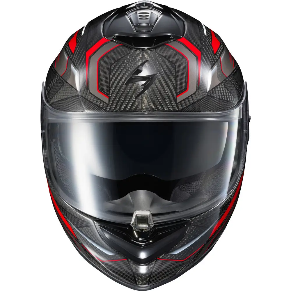 Scorpion EXO-ST1400 EVO Carbon Hex Helmet Red